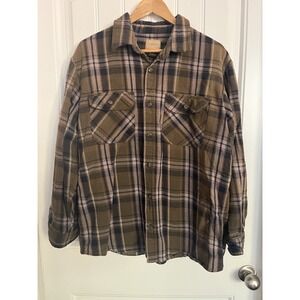 C.E. Schmidt Flannel Mens Medium Workwear Heavyweight Plaid‎ Colorful